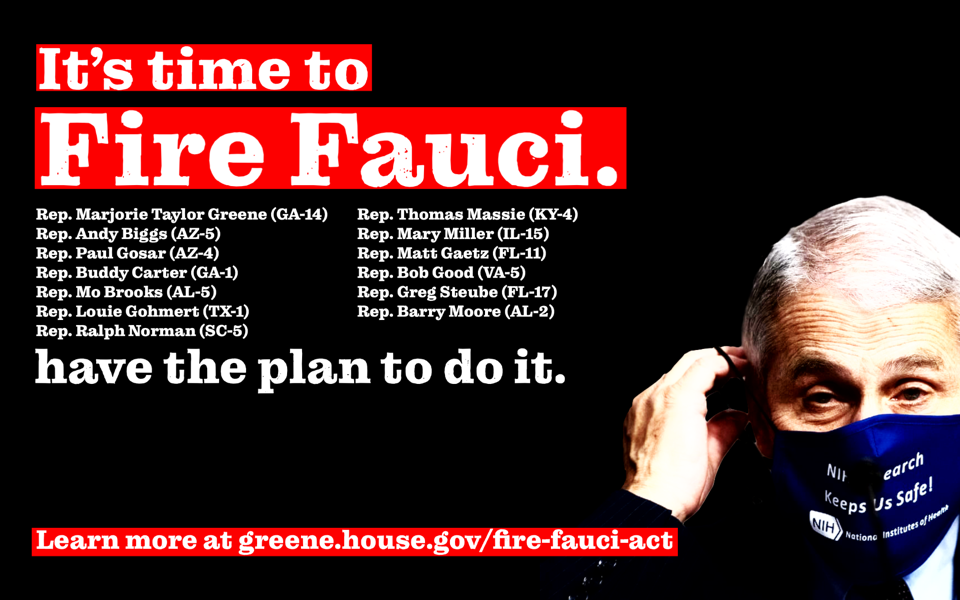 Fire Fauci Act Cosponsors